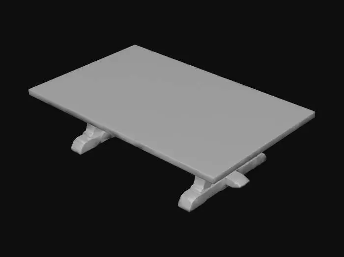 3D model for Meshy_AI_Rustic_Wooden_Table_1216023834_generate