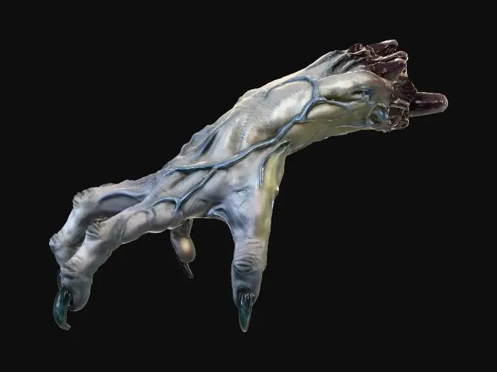 3D model for Meshy_AI_A_grotesque_disembod_1219074454_generate_Solid_90AE3EC1