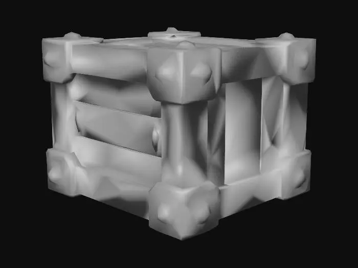 3D model for Medieval_town_crate