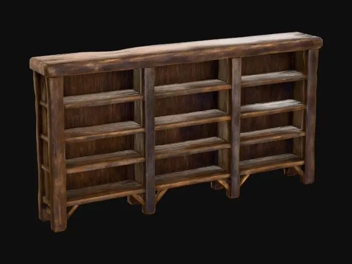3D model for Libary book shelf