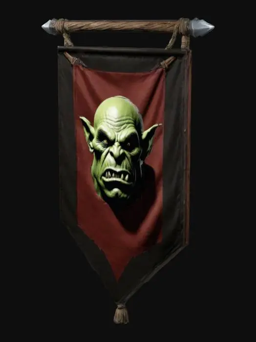 3D model for Orcish Banner