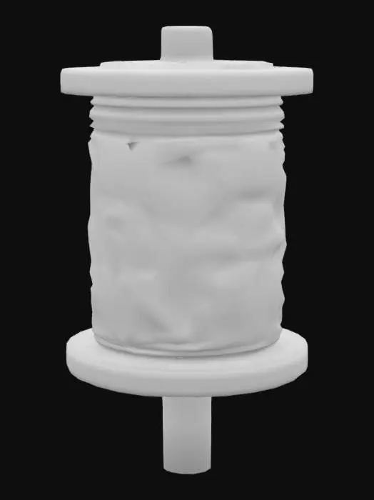 3D model for A high-detail  medieval spool
