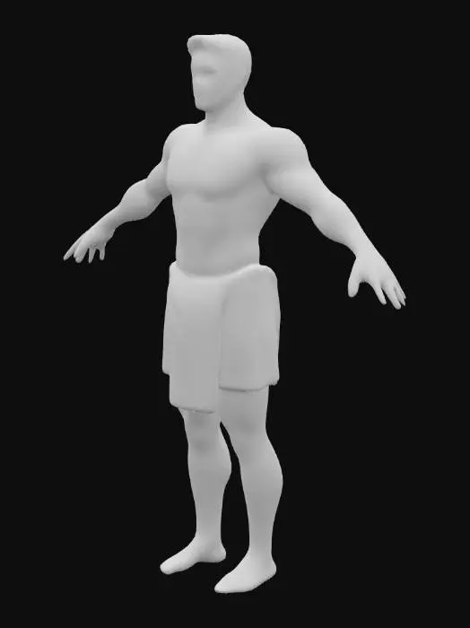 3D model for #PBR# Man