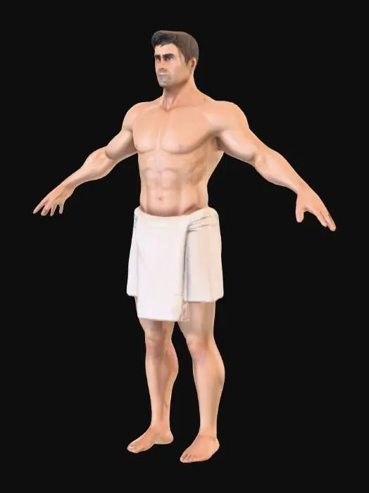 3D model for #PBR# Man