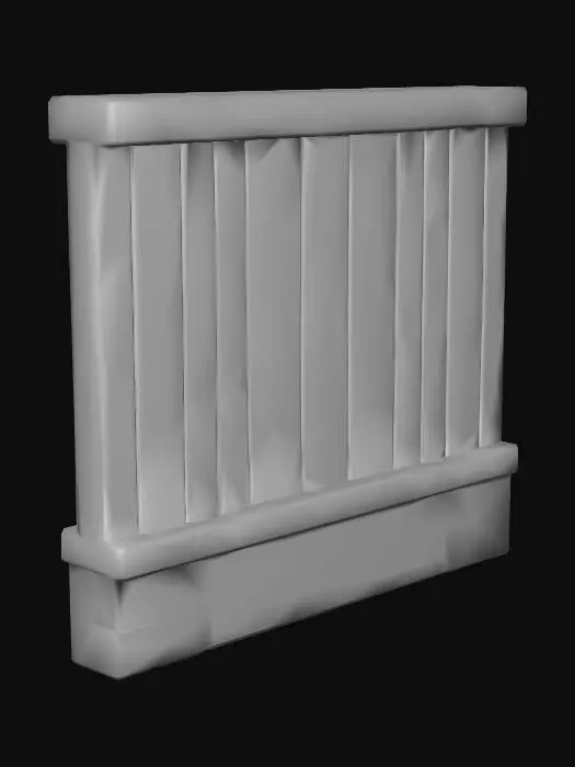 3D model for Dark_Wooden_Panel_1