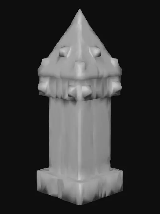 3D model for post cap