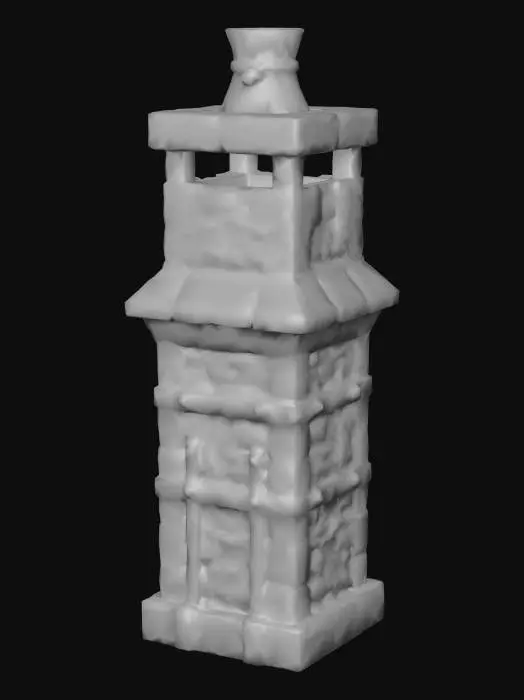 3D model for Stone_Chimney_Tower_1104133956_generate