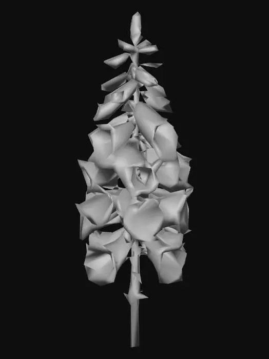 3D model for Digitalis_Bloom_Tower_1126125142_generate