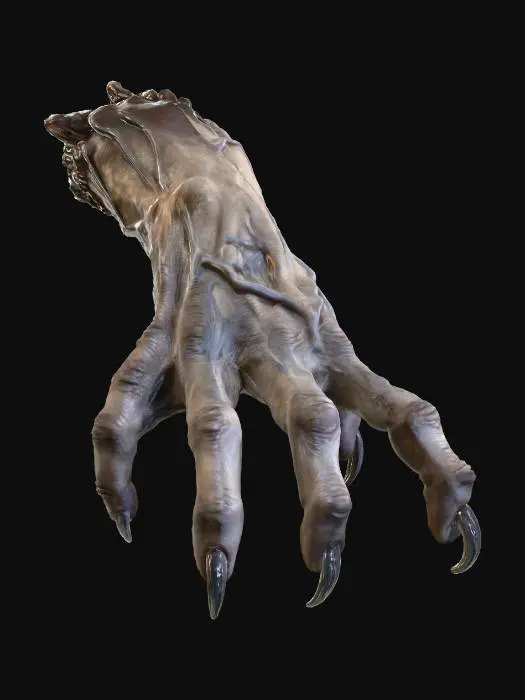 3D model for Meshy_AI_A_grotesque_disembod_1219074454_generate_Solid_90AE3EC1