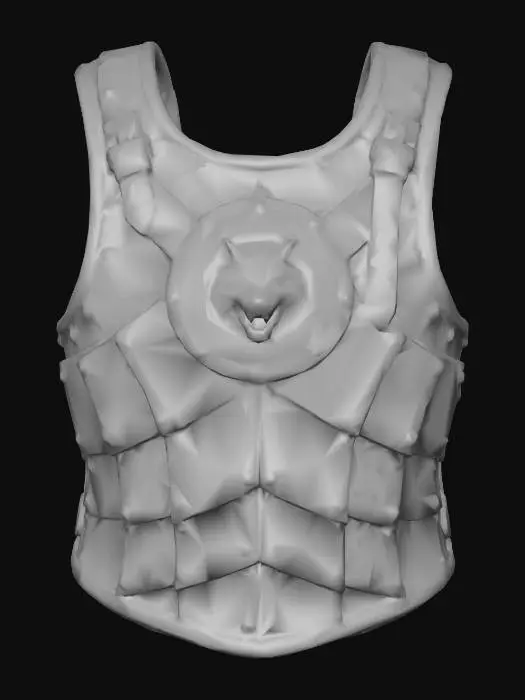 3D model for Meshy_AI_Wolf_Emblem_Armor_1229055618_generate