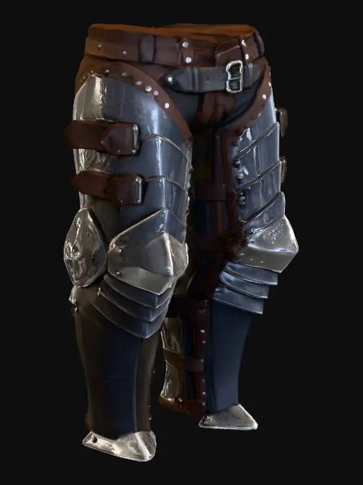 3D model for Meshy_AI_Emerald_Legion_Greave_1229195121_generate