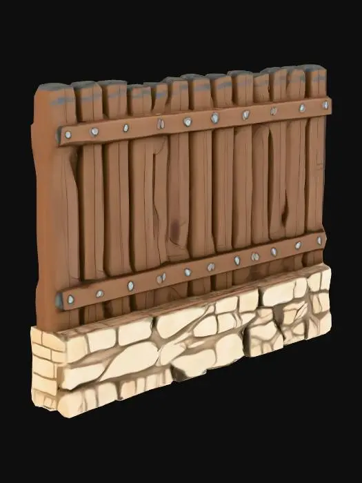 3D model for farm wall