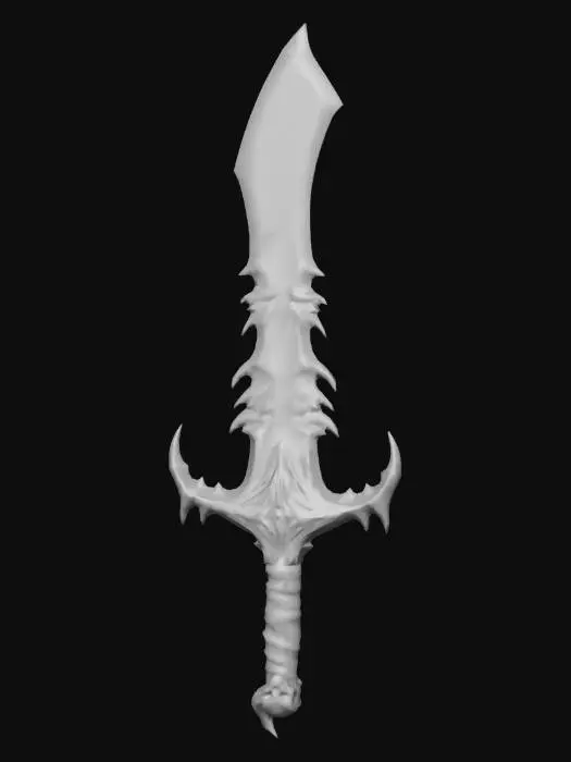 3D model for Meshy_AI_Doom_sword_0423164635_generate