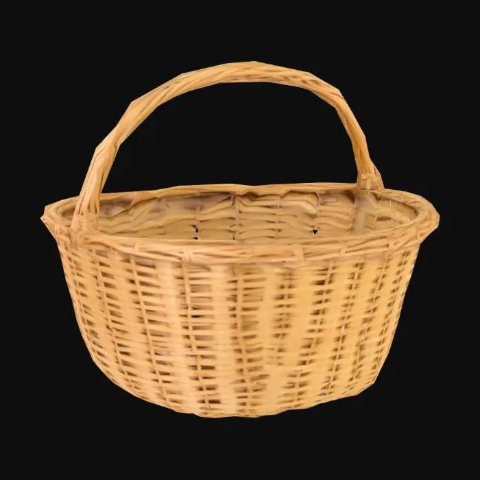 3D model for Wicker produce basket