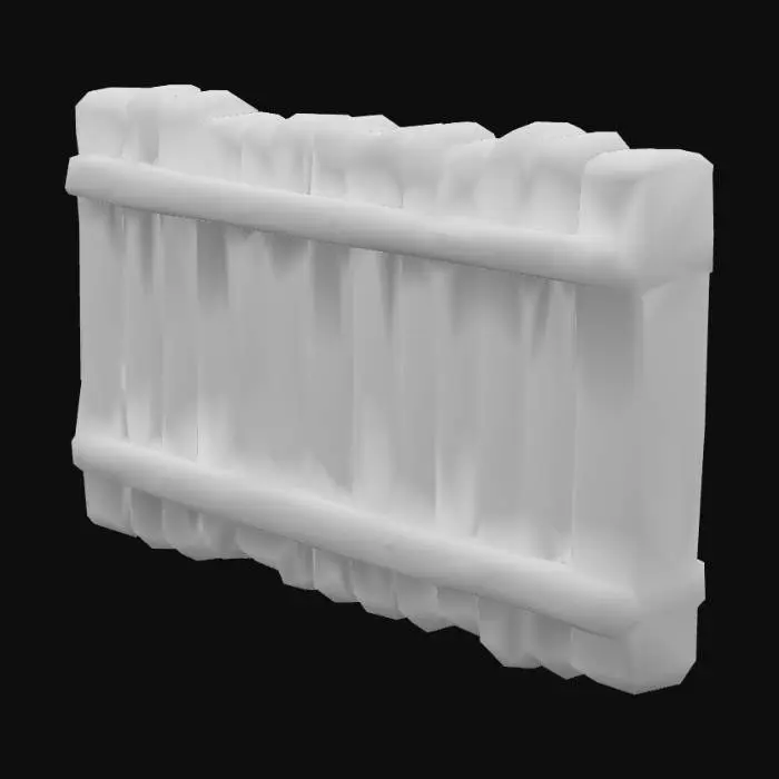 3D model for Wooden Barrier