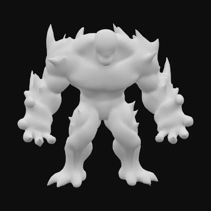 3D model for #PBR#, Molten rock 1