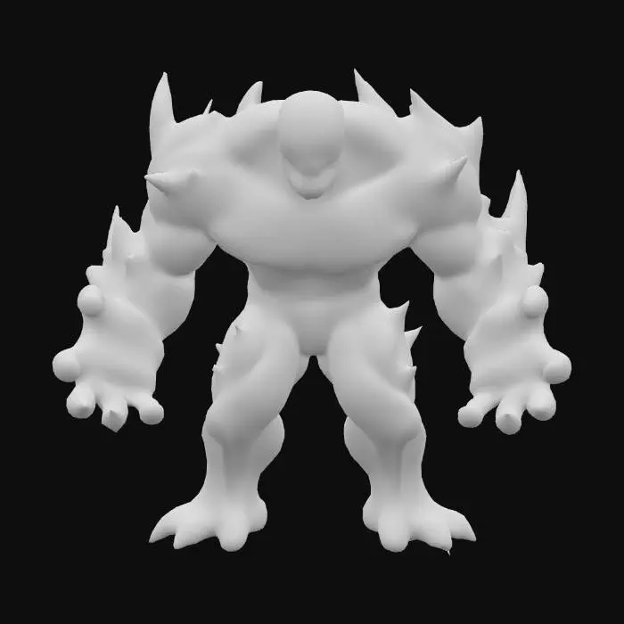 3D model for #PBR#, Molten rock 1