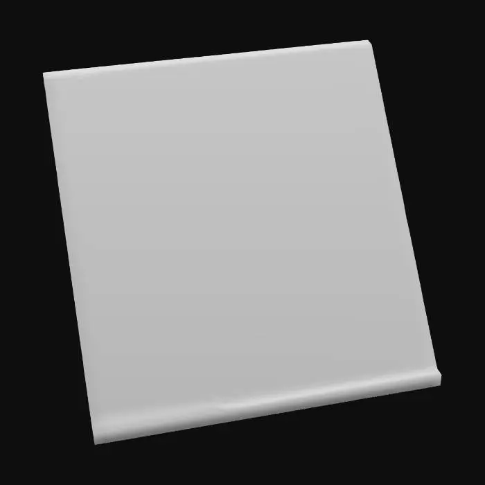 3D model for Straight roof