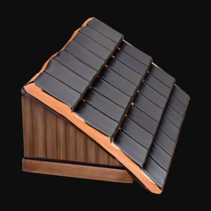 3D model for Wooden_Roof_Model1
