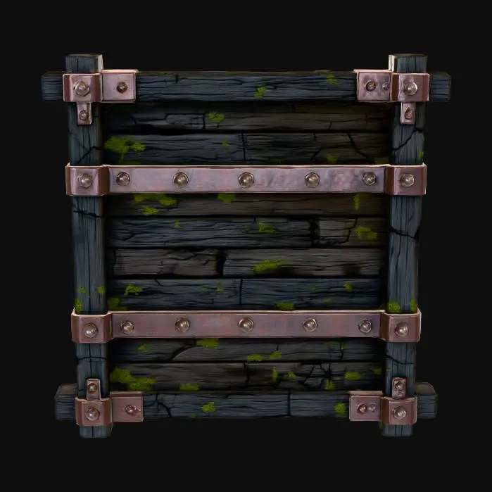 3D model for Rustic_Timber_Panel_1031040502_generate