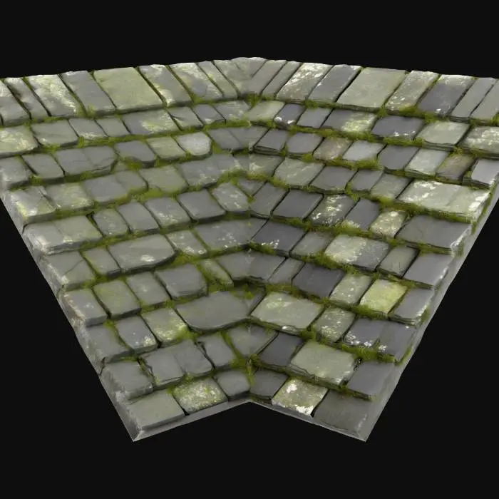 3D model for Innwards roof