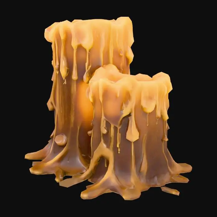 3D model for Melting_Candles_Duo_1126143819_generate