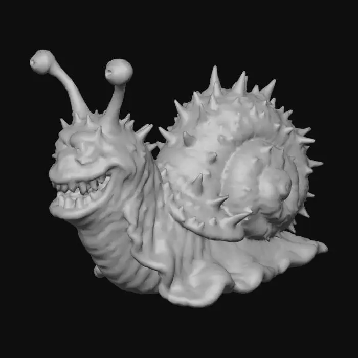 3D model for Smiling_Snail_Monster_1129232152_generate