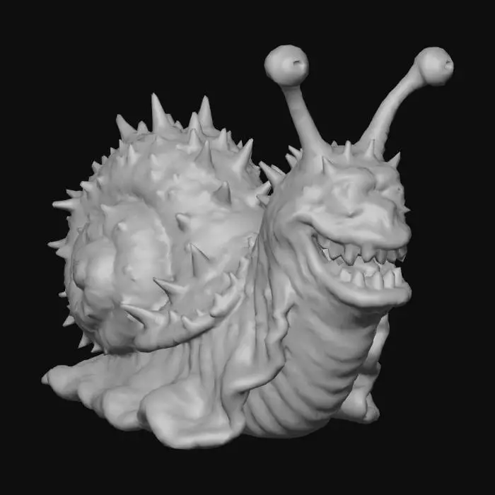 3D model for Smiling_Snail_Monster_1129232152_generate