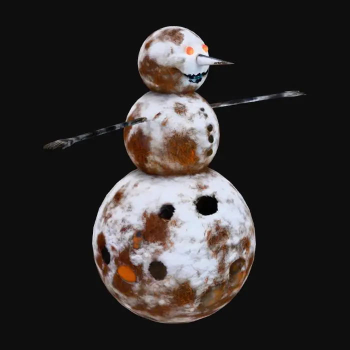 3D model for snow man