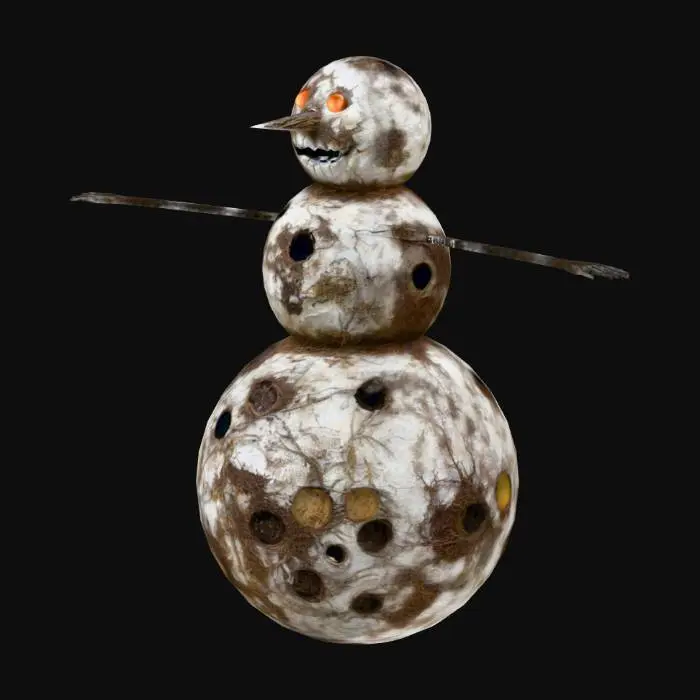 3D model for snow man