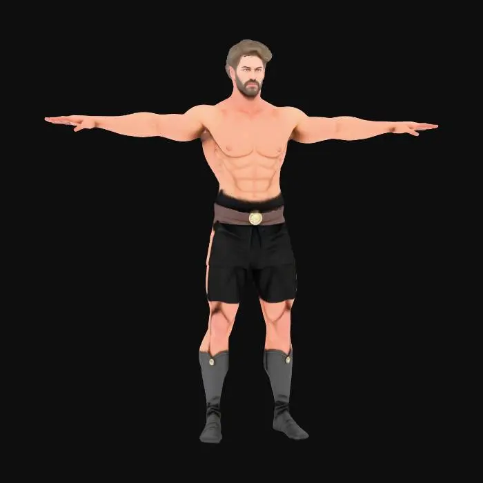 3D model for UE5 blended