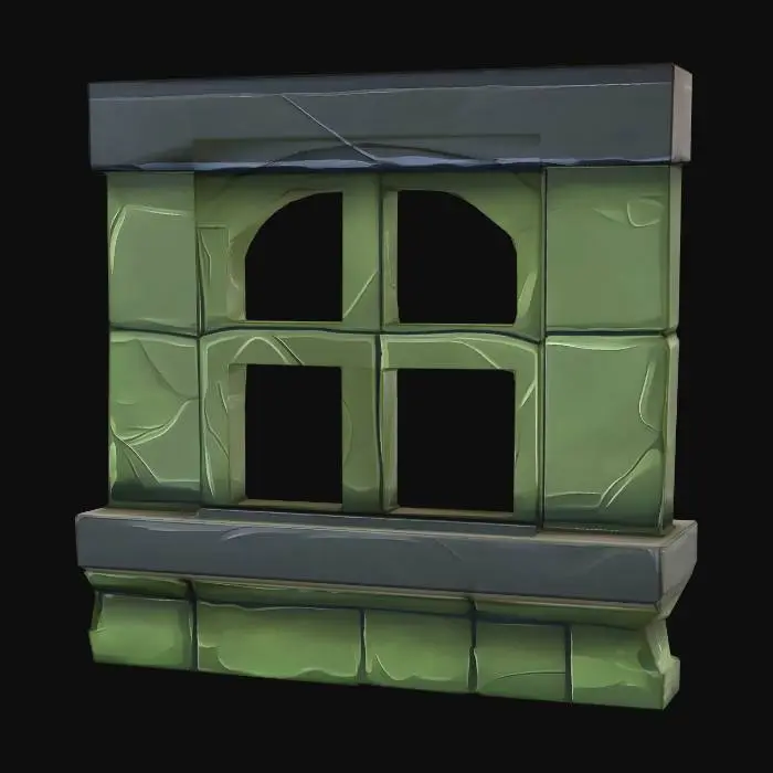 3D model for orc window wall