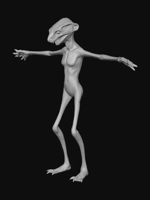 3D model for Spindly Creature.