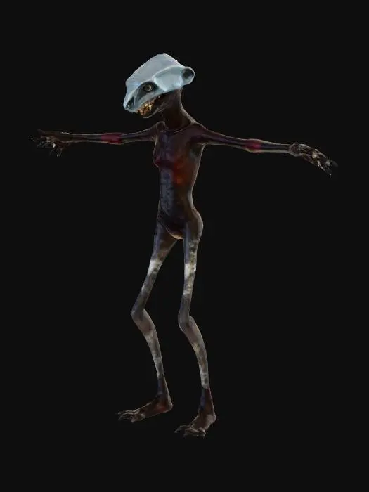 3D model for Spindly Creature.