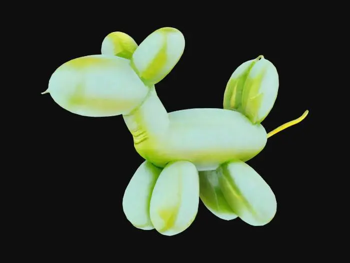 3D model for Green Balloon Dog