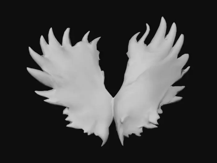 3D model for Silver Feathers