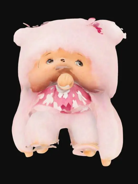 3D model for Pink Blossom Cuddler