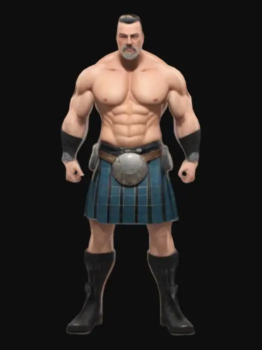 3D model for Highland Warrior