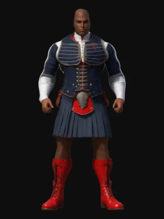 3D model for Highland Warrior