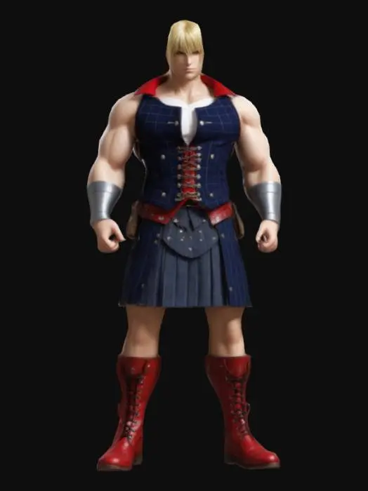 3D model for Highland Warrior