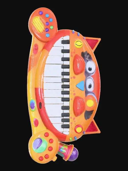 3D model for Cat Keyboard Toy