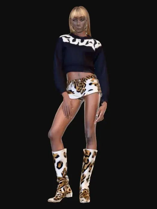3D model for Leopard Chic