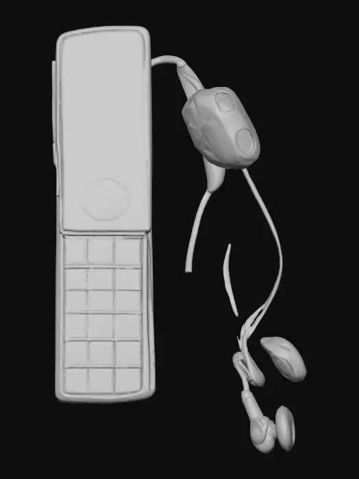 3D model for Retro Red Flair