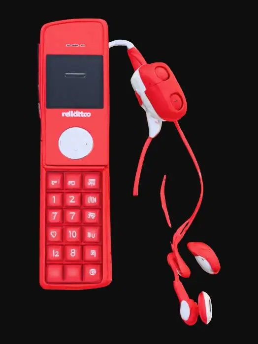 3D model for Retro Red Flair