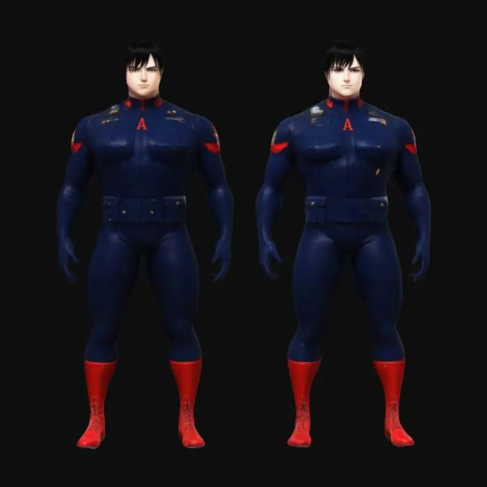 3D model for Two Figures Holding Hands