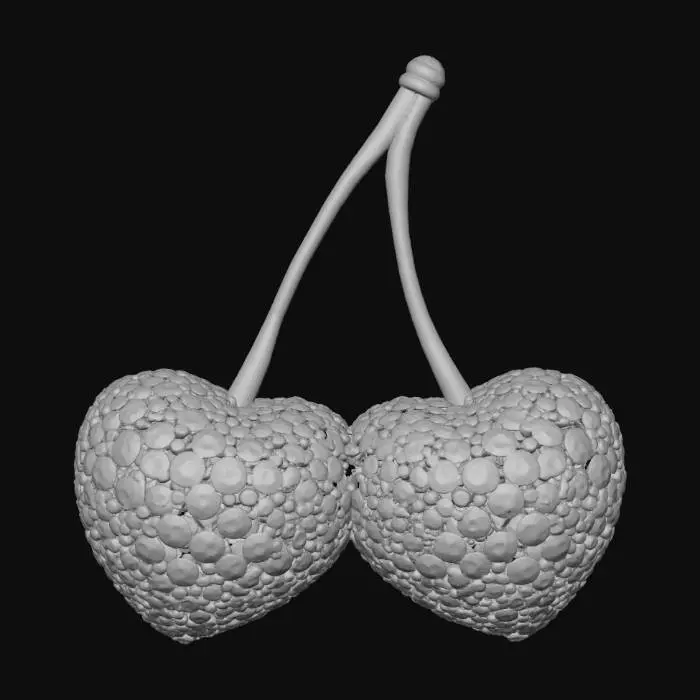 3D model for Ruby Hearts