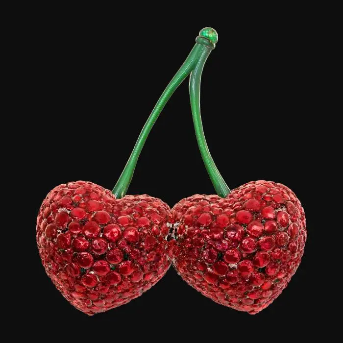 3D model for Ruby Hearts