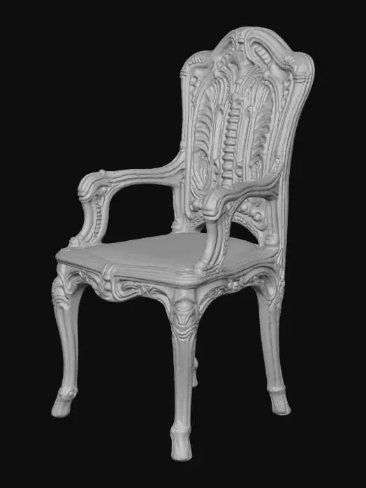 3D model for Ornate Gothic Throne