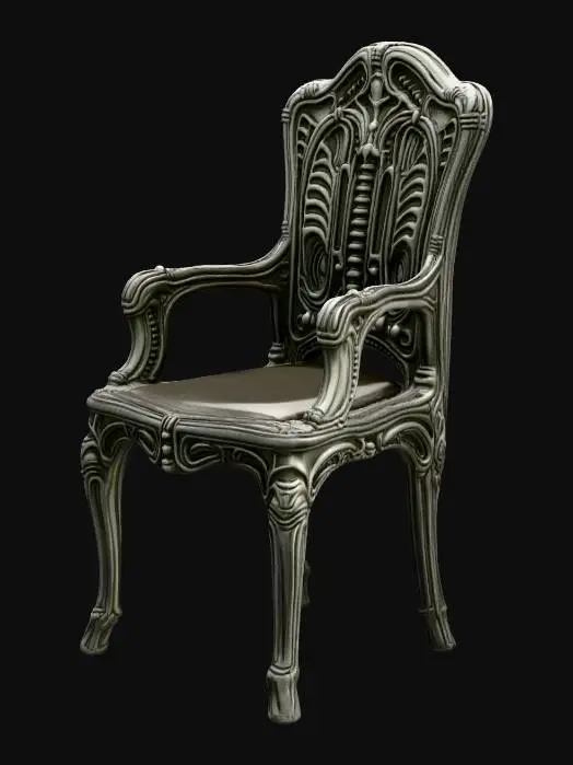 3D model for Ornate Gothic Throne