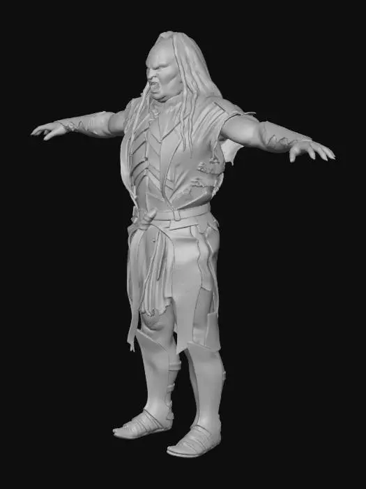 3D model for Orc Warrior